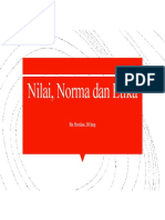 Nilai, Norma Dan Etika