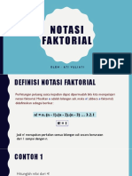 Notasi Faktorial