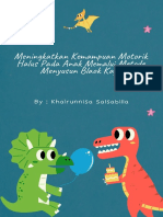 Blue Illustrated Dinosaurs Book Cover