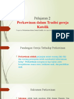 Pelajaran 2 Perkawinan Dalam Gereja Katolik