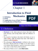Chapter 1 - Introduction To Fluid Mechanics