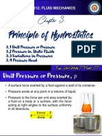 Chapter 3 - Principle of Hyrdrostatics (Lecture)