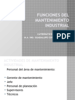 Presentacion II Funciones de Mantenimiento