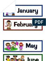 Calendar - Bulletin Board