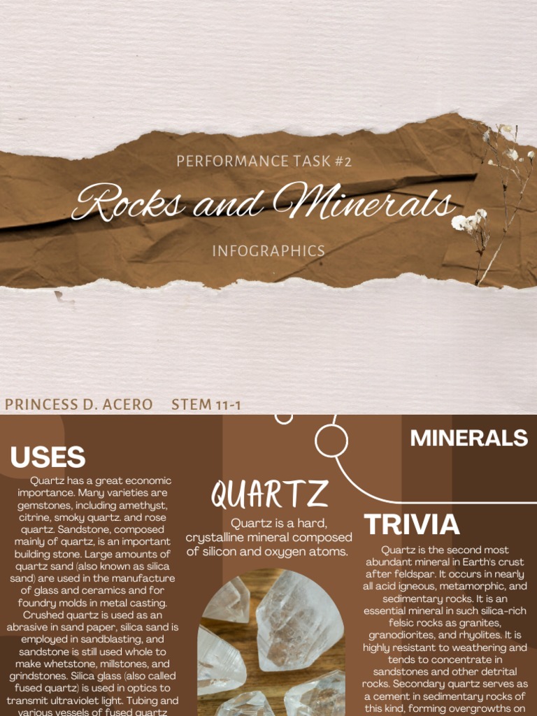 Rocks and Minerals | PDF | Quartz | Granite