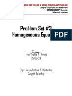Problem Set 3 - Differential Equations
