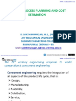 ME8793 Process Planning and Cost Estimation