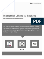 Industrial Lifting Tackles