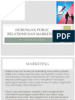 Hubungan Public Relations Dan Marketing