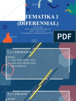 Matematika 1 Differensial Rumus dan Contoh Soal Derivatif Fungsi