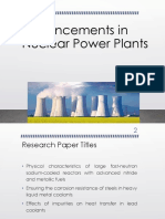 Advancements in Nuclear Power Plants