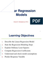 Linear Regression Modeling Steps and Concepts