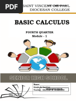 BASIC CALCULUS MODULE 4th QTR