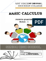 BASIC CALCULUS MODULE 4th QTR