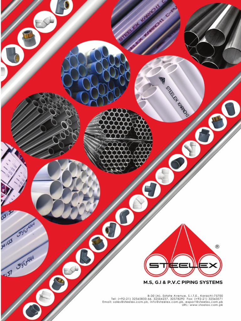 Steelex PVC Price List ( 1 August 2022) PDF Civil Engineering Process Engineering