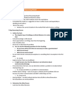 5 - 7 Step Moral Reasoning Model