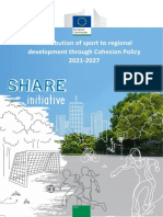 Contribution of sport to regional development through Cohesion Policy 2021-27