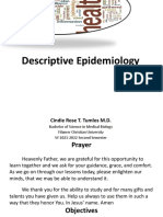 (GM) Descriptive Epidemiology