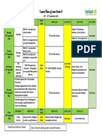 Lesson Plan of Lower Grade A 26th-30th September 2022