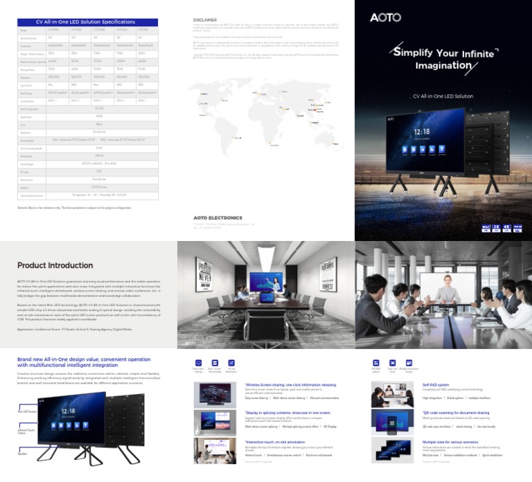 CV All-in-One LED Solution Ind | PDF | Light Emitting Diode | Qr Code