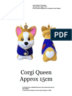 Corgi Queen Pattern