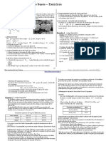 Corrigé Exercices Acides:Bases