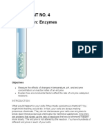 Experiment 5 - Enzymes Part Ii