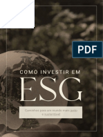 Como investir em ESG: caminhos para um mundo mais justo e sustentável