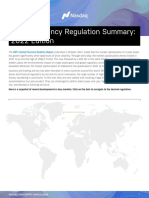 Cryptocurrency Regulation Summary 2022 Edition