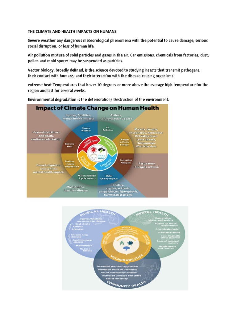 Climate Change's Impact on Human Health | PDF