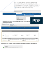 SOLICITAÇÃO DE REVISÃO DE REPASSE