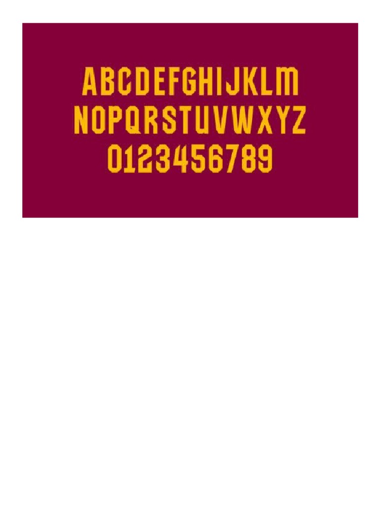 Jersey Layout | PDF
