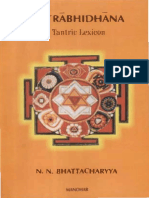 Tantra Lexicon Narendra Nath Bhattacharyya