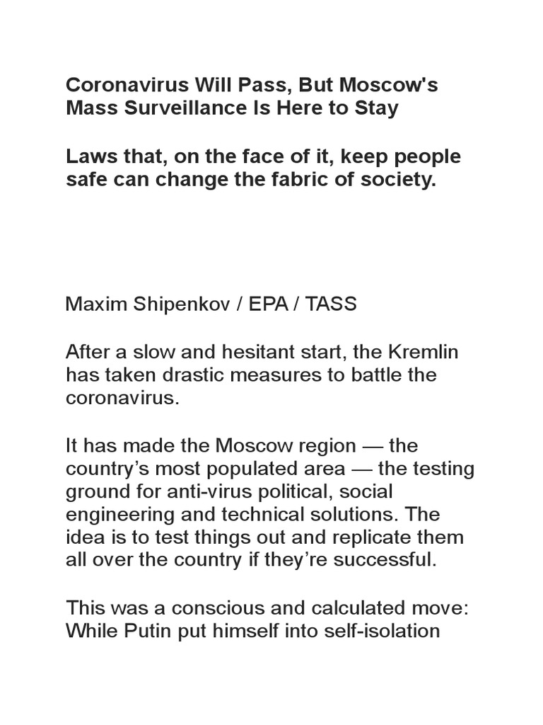 Moscow Times PDF Moscow