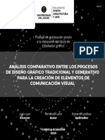 Análisis Comparativo Entre Los Procesos de Diseño Gráfico Tradicional y Generativo para La Creación de Elementos de Comunicación Visual