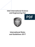 2017 Intel ISEF Rules