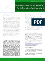 Boletín nº 6 La Semilla le Pertenece a los Pueblos