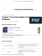 Chapter 7 - The Master Budget and Flexible Budgeting Flashcards - Quizlet