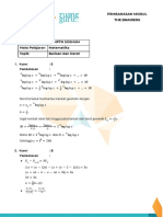 TKA SAINTEK SOSHUM - Matematika - Barisan Dan Deret