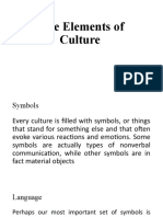 The Elements of Culture