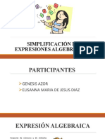 Simplificación de Expresiones Algebraicas
