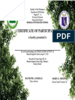 Tree Planting Certificates
