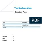 IGCSE Cie Nuclear MCQ 1,2