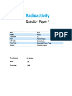 IGCSE Cie Radioactivity P4