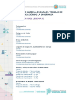 Índice Materiales Prácticas Del Lenguaje