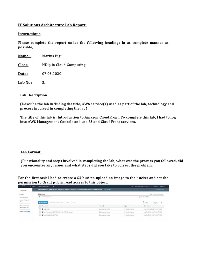 Lab 3 | PDF | Computers