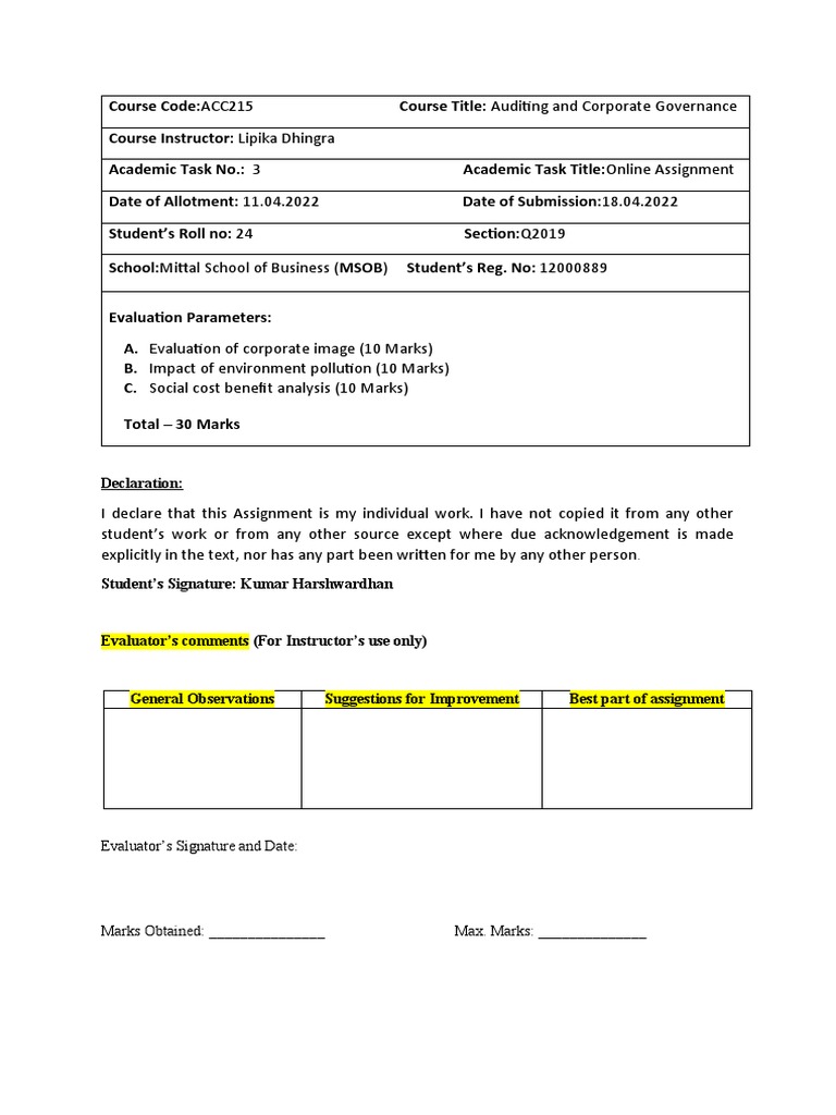 Assignment 03.04 Getting Feedback