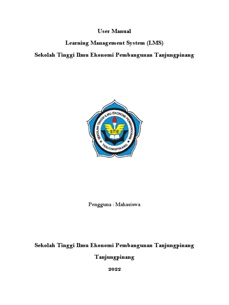 Panduan LMS untuk Mahasiswa STIE Pembangunan | PDF