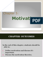 Chapter 5 - Motivation