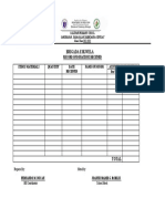 Be Form 5 - Record of Donations Received